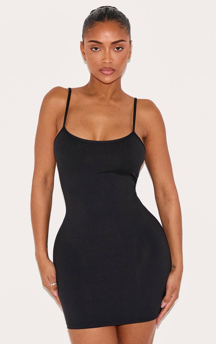 Noir Robe Mini Sculptante Shape