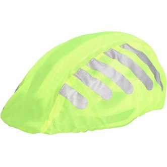 Housse imperméable pour casque de vélo, jaune fluo