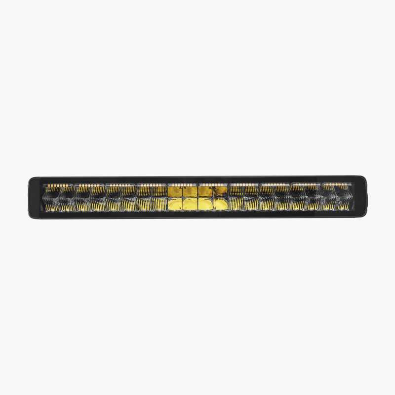 LED-lysrampe med blitslys, to rader, rett, 200 W