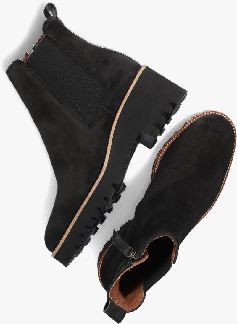 zwarte paul green chelsea boots 8117