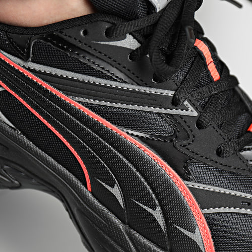 Baskets Morphic Reflective 393646 Puma Black Fiery Coral
