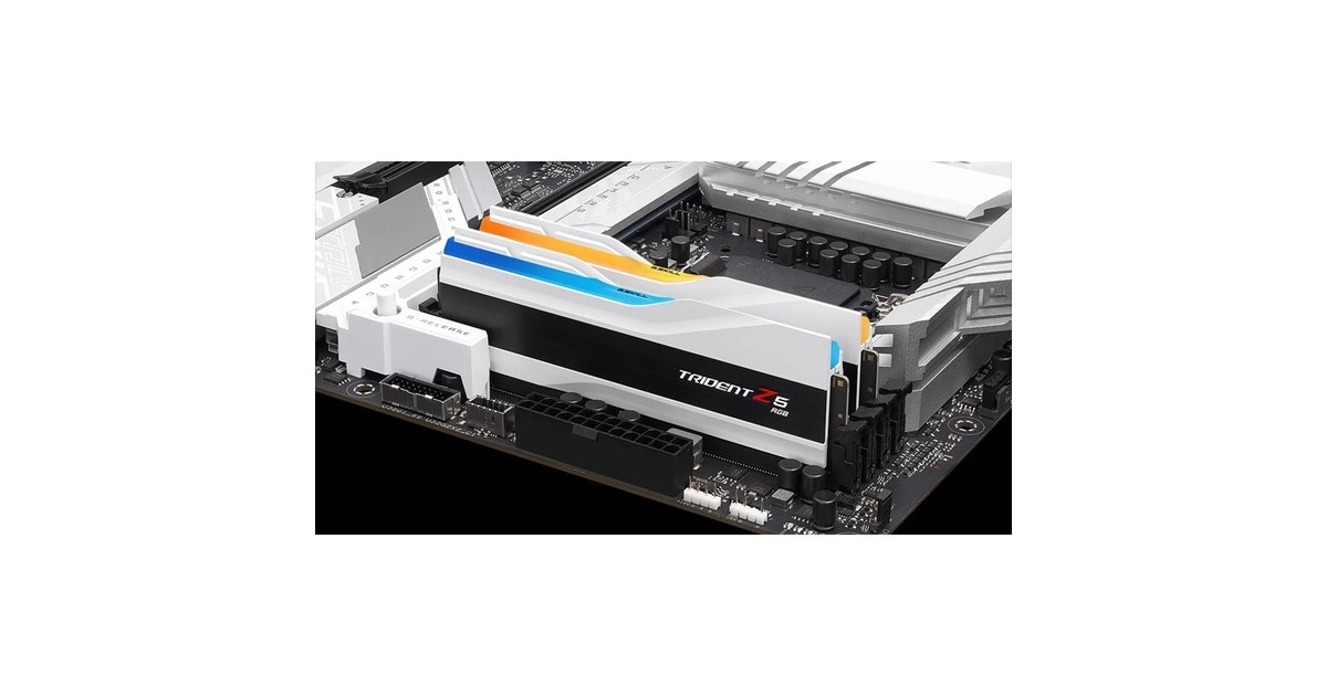 G.Skill32 GB DDR5-6400 (2x 16 GB) Kit werkgeheugen  (Wit, Trident Z5 RGB, XMP 3.0)