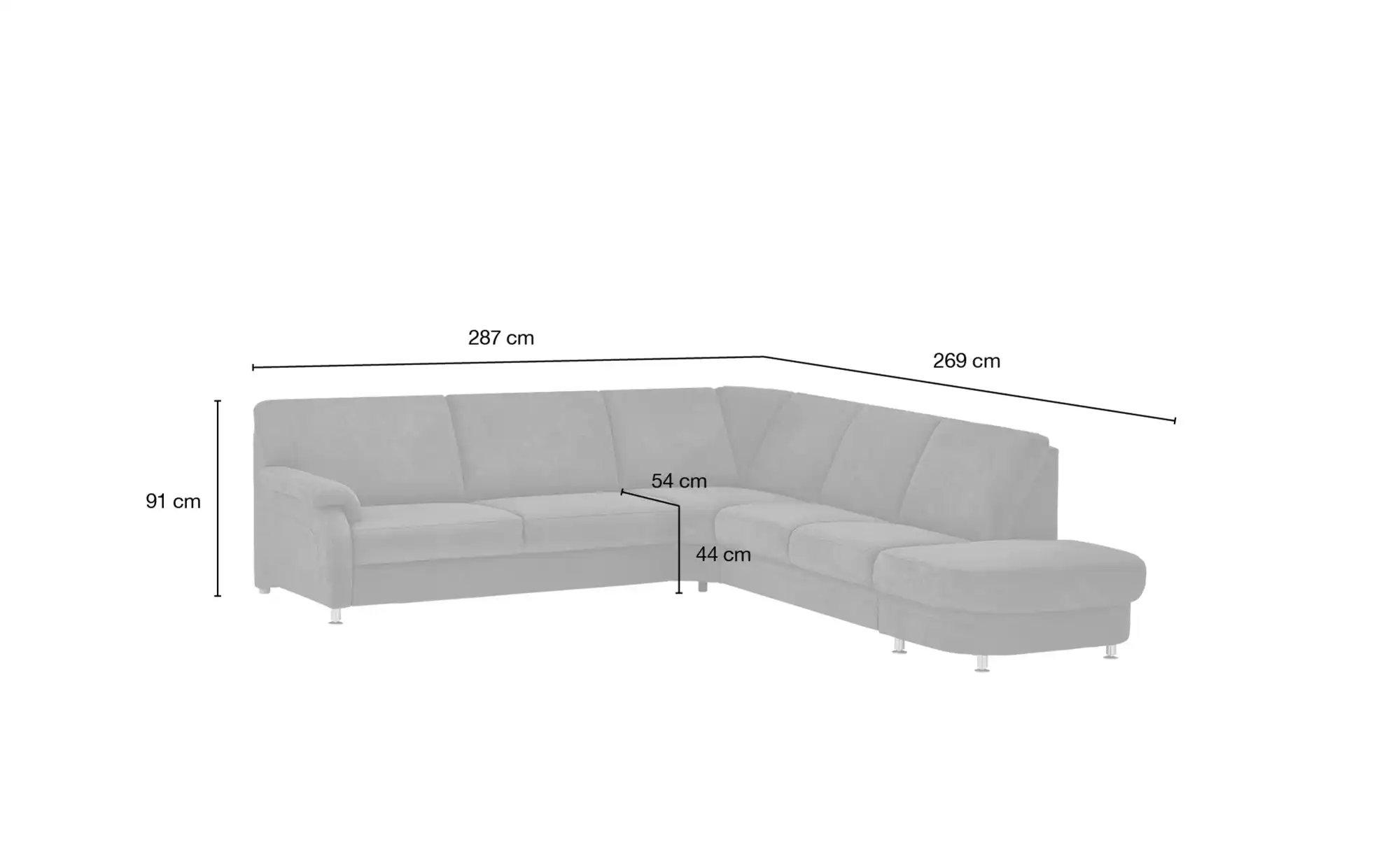 meinSofa Ecksofa Ole-S