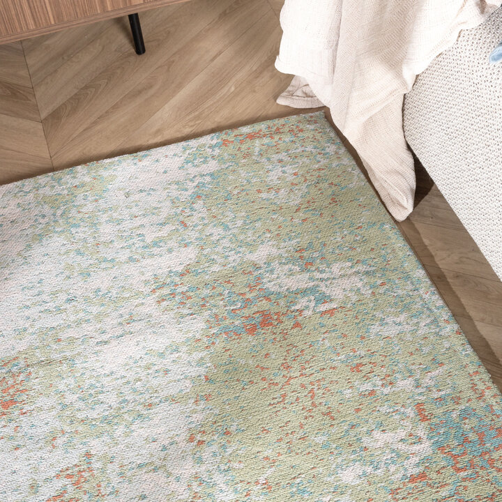 Abstract vloerkleed - Candice Mint