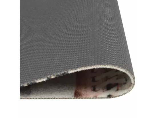 Tapis de cuisine lavable impression shoezone 45x150 cm velours