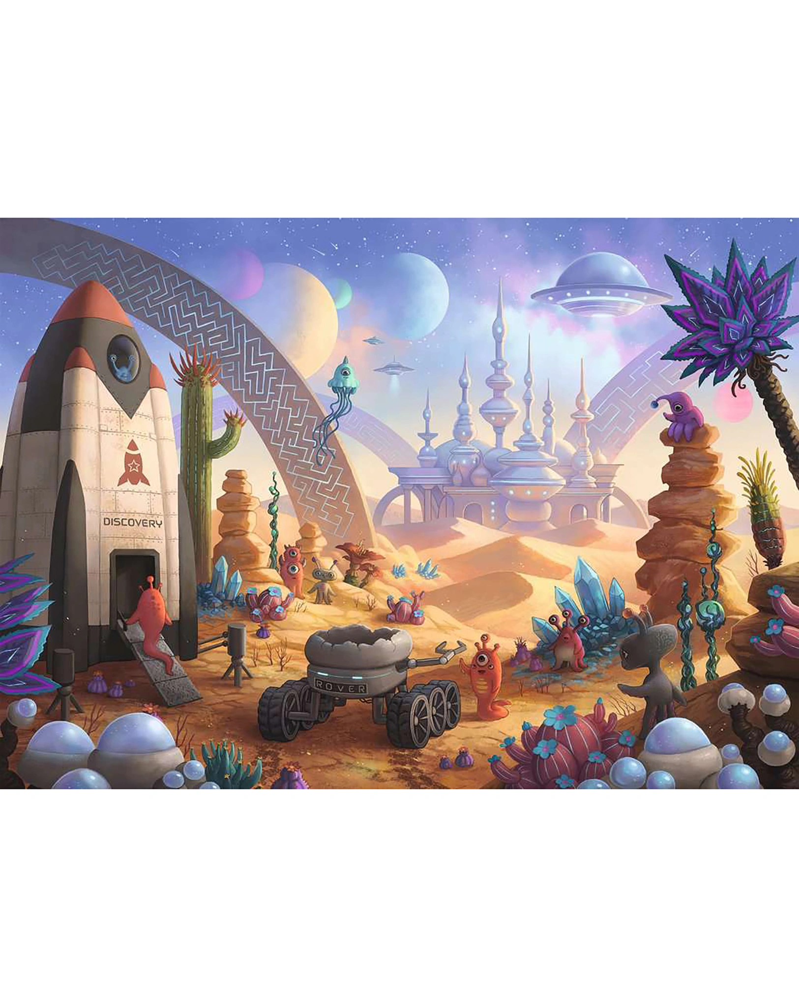 Ravensburger EXIT PuzKids - 13266 Die Weltraummission - 368 Teile Puzzle für