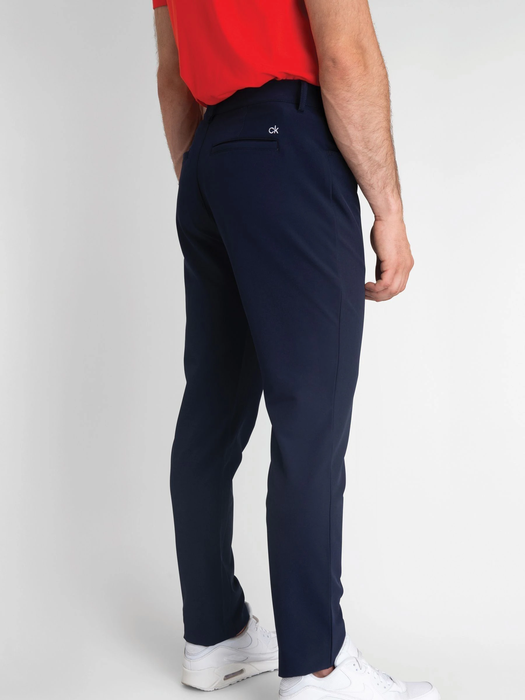 Blauw - Calvin Klein - Genius golfbroek met stretch in 4 richtingen