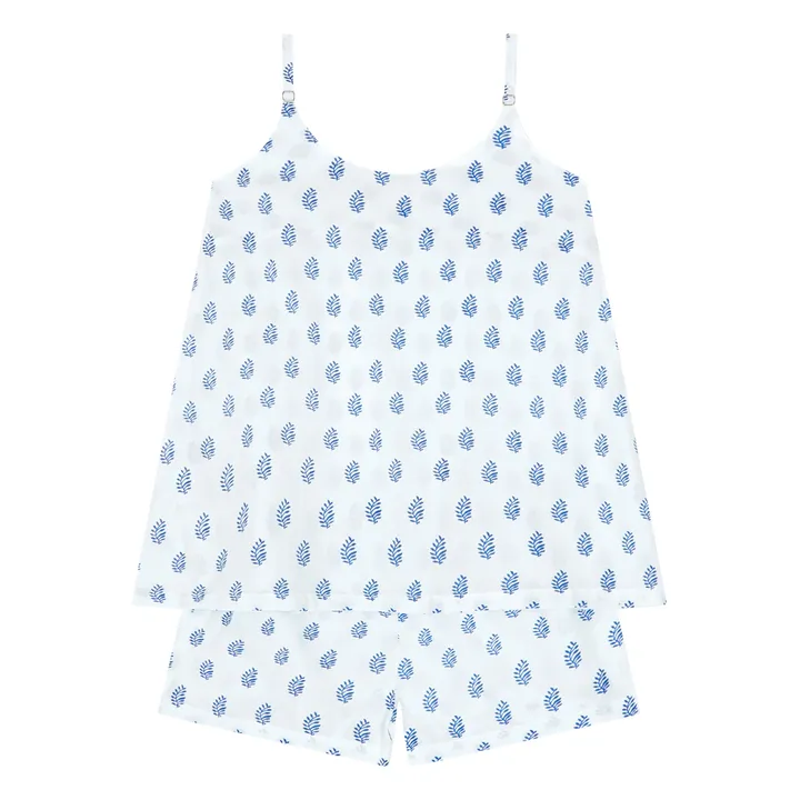 Lucas du Tertre Pyjama Strappy Palm | Bleu