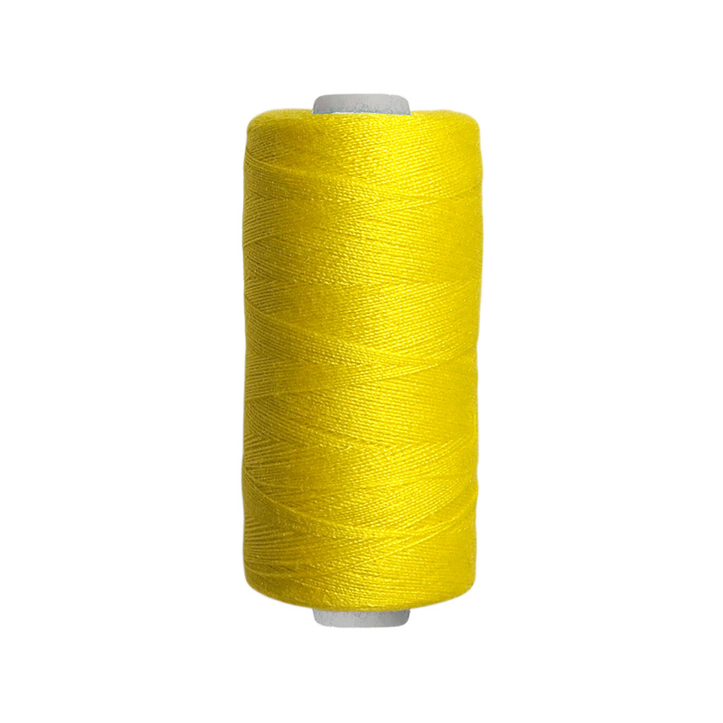 Fil en polyester jaune 500m