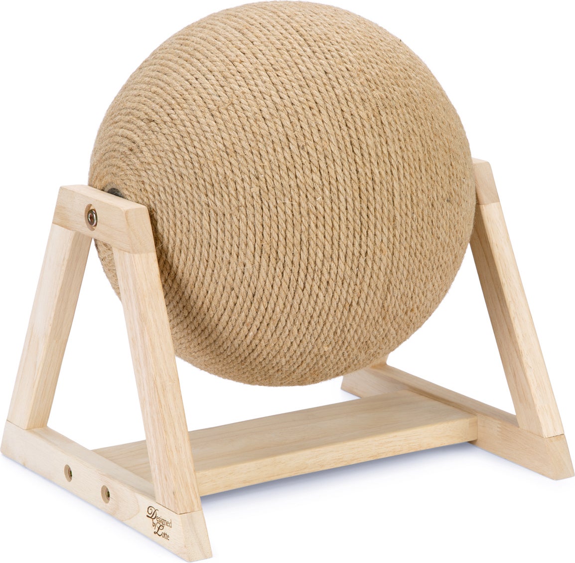 Designed by Lotte krabbol op voet Xem bruin 34 x 30 x 35,5 cm