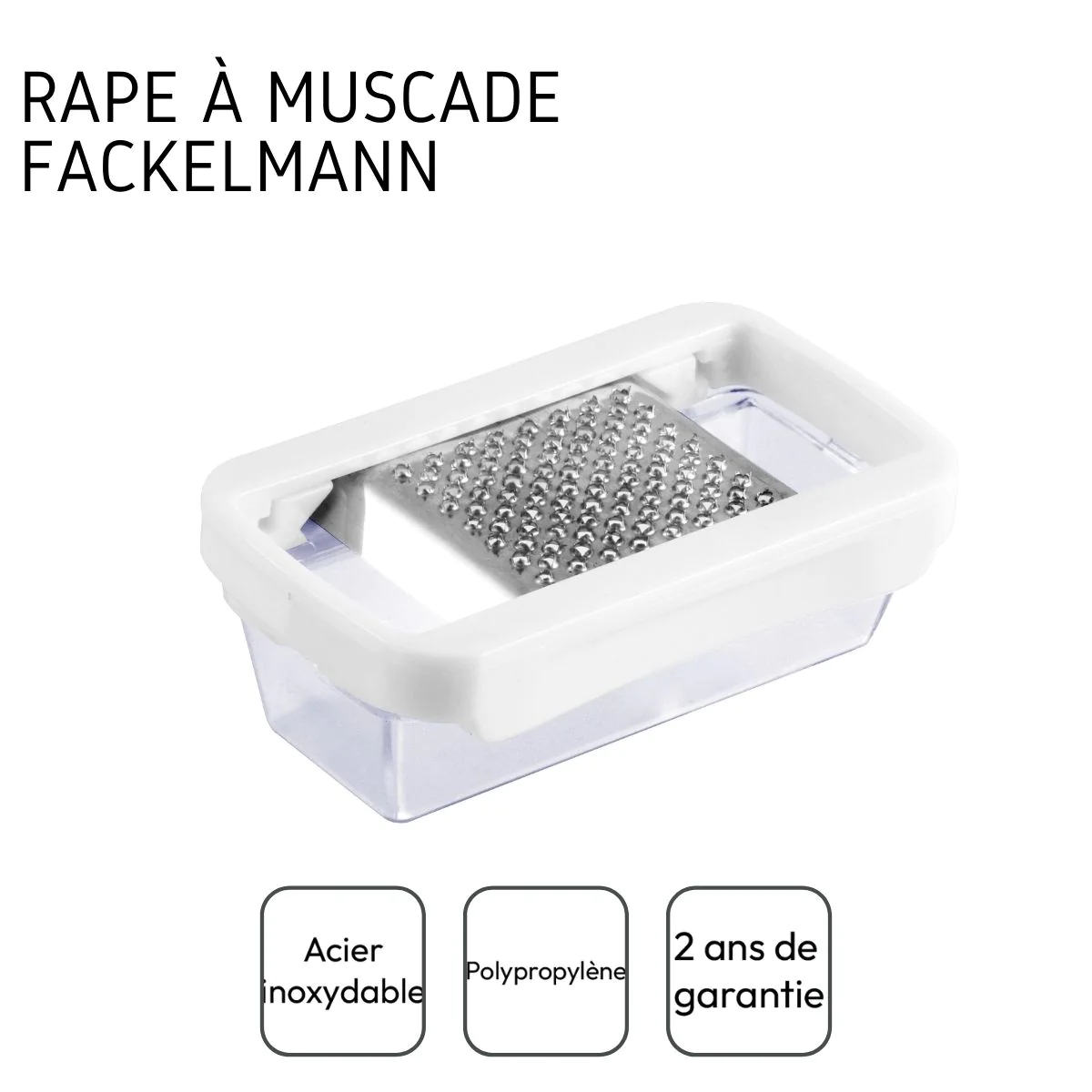 Râpe noix de muscade Handmade Tradition Fackelmann