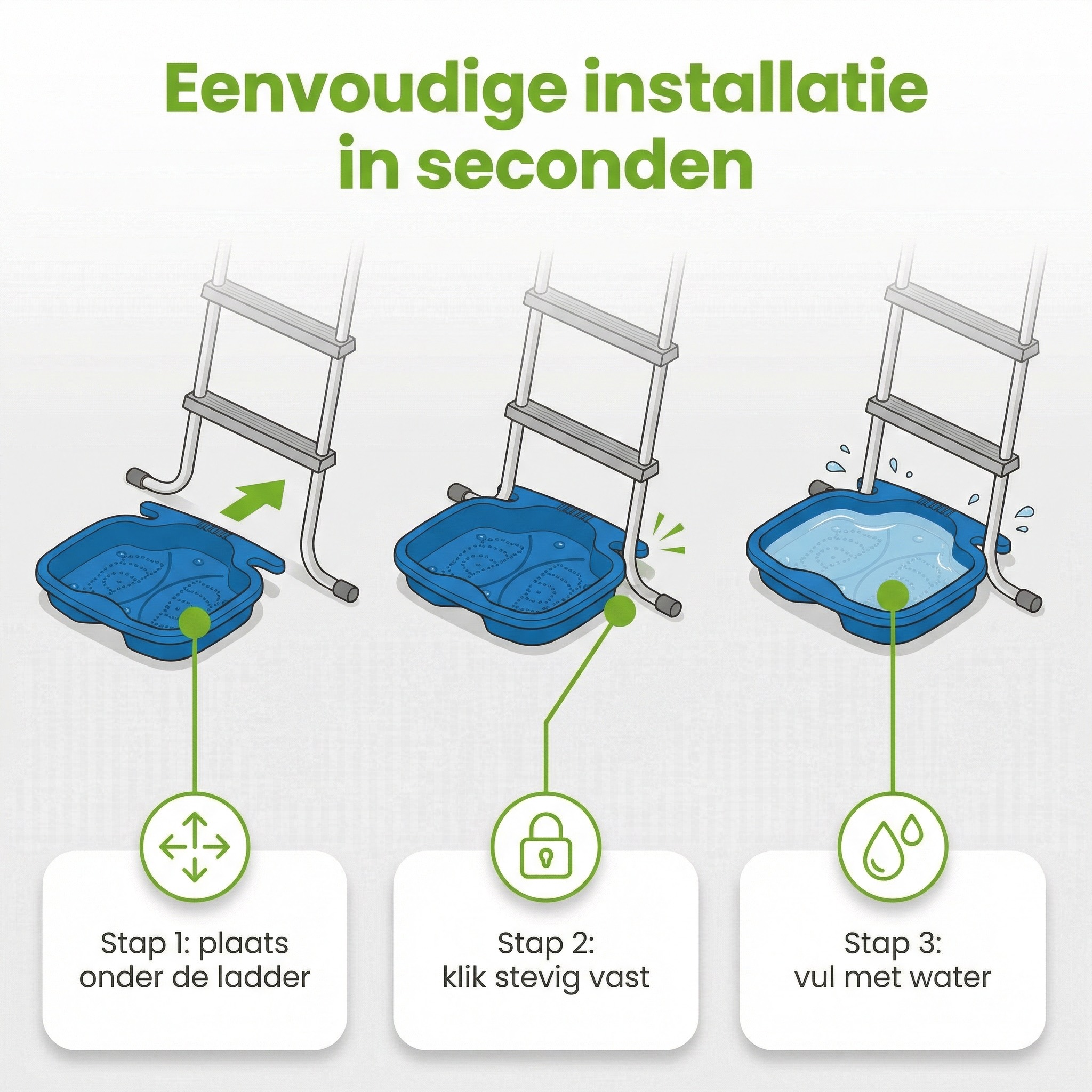 Intex voetenbad - Blue