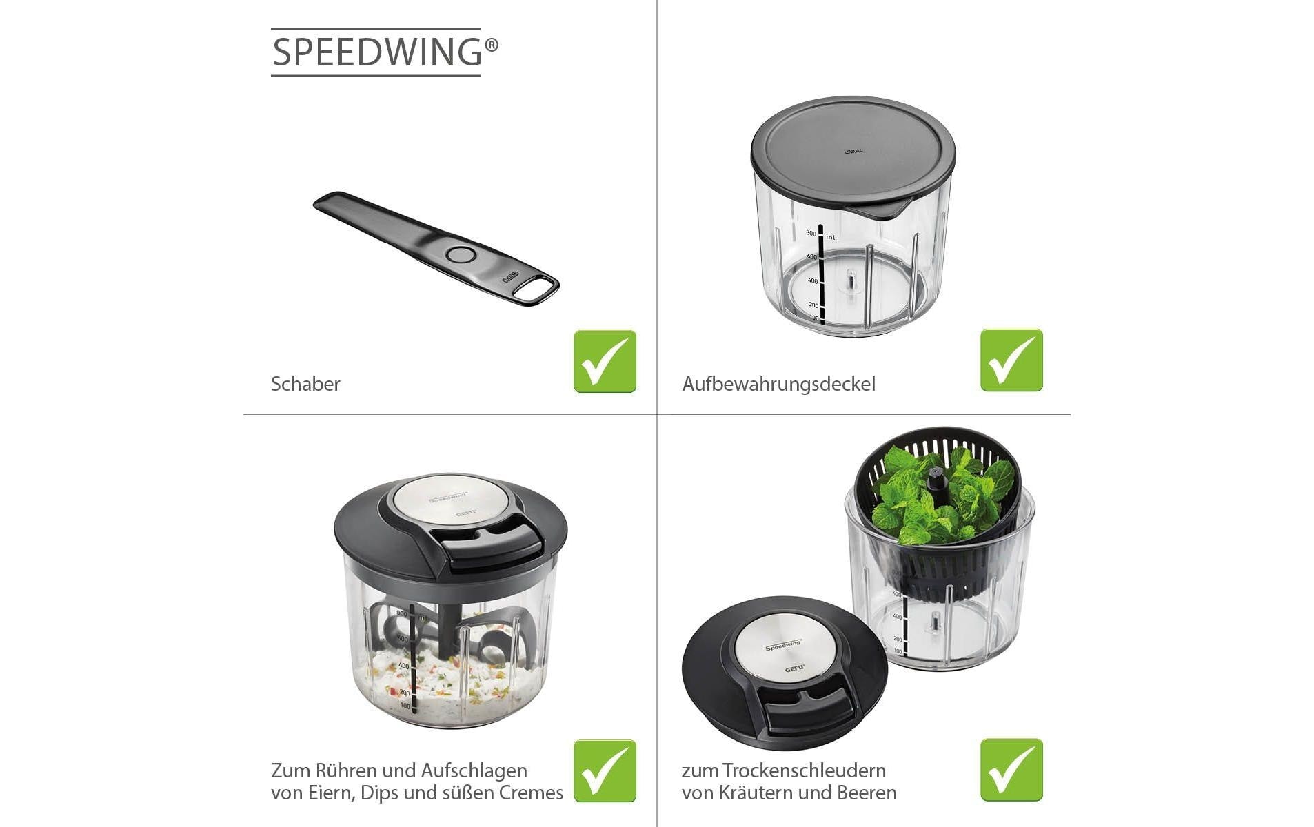 GEFU Zerkleinerer »Speedwing 800 ml«
