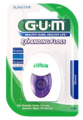 Fil dentaire GUM EXPANDING FLOSS - 30m