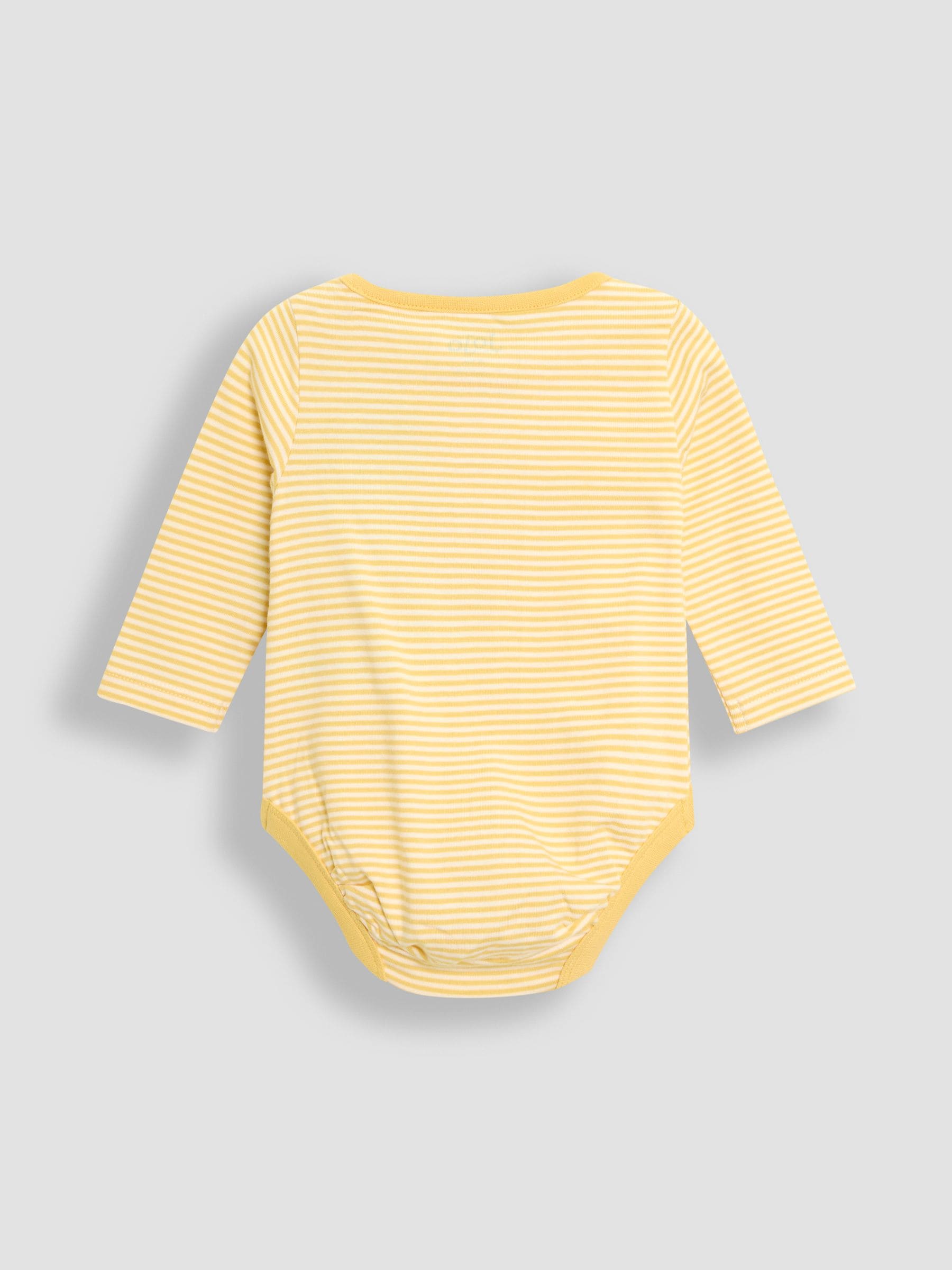 JoJo Maman Bébé Footed Dungarees Set 3 Piece