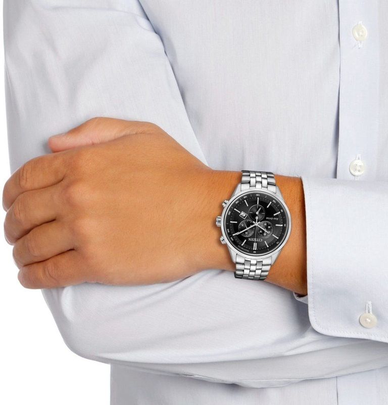 Citizen - Chronograaf - Zilver - Roestvrijstaal - 42 mm