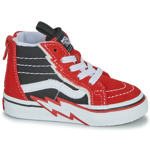 Vans - TD SK8-HI ZIP BOLT - Noir / Rouge