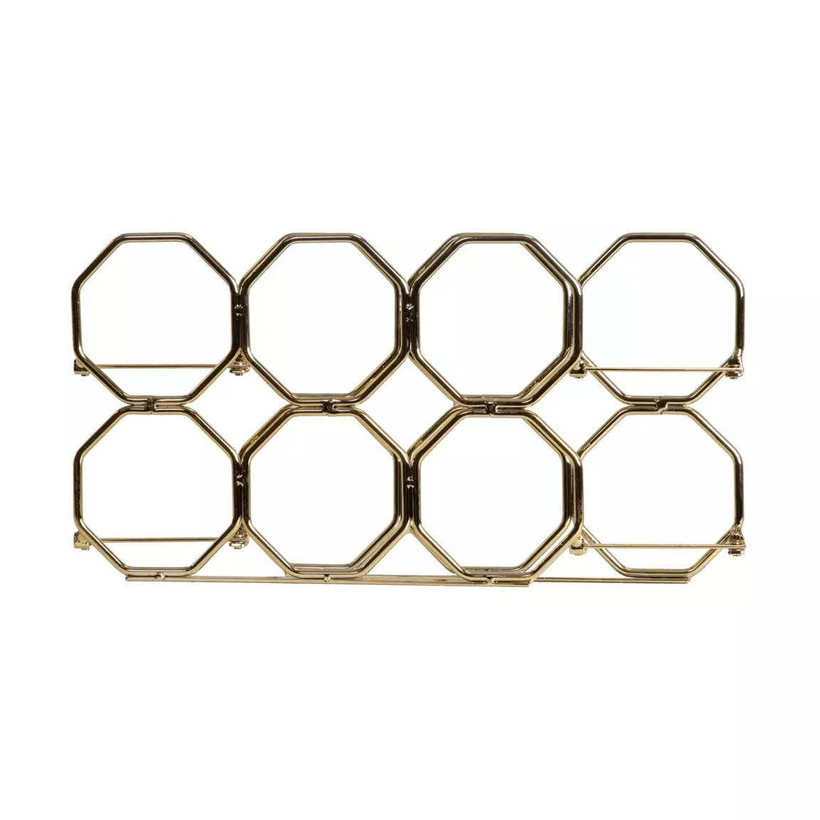 Range-bouteilles métal pliable (H22 cm) Elio Or