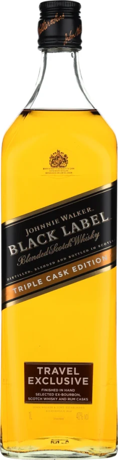JOHNNIE WALKER BLACK LABEL TRIPLE CASK EDITION 1LTR