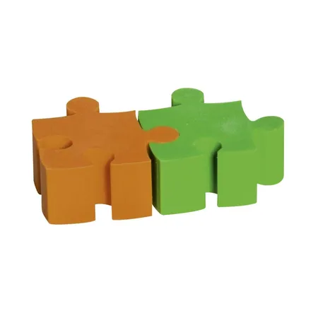 BRUNNEN Radiergummi Puzzle Fun Collection, 2 Stück, sortiert
