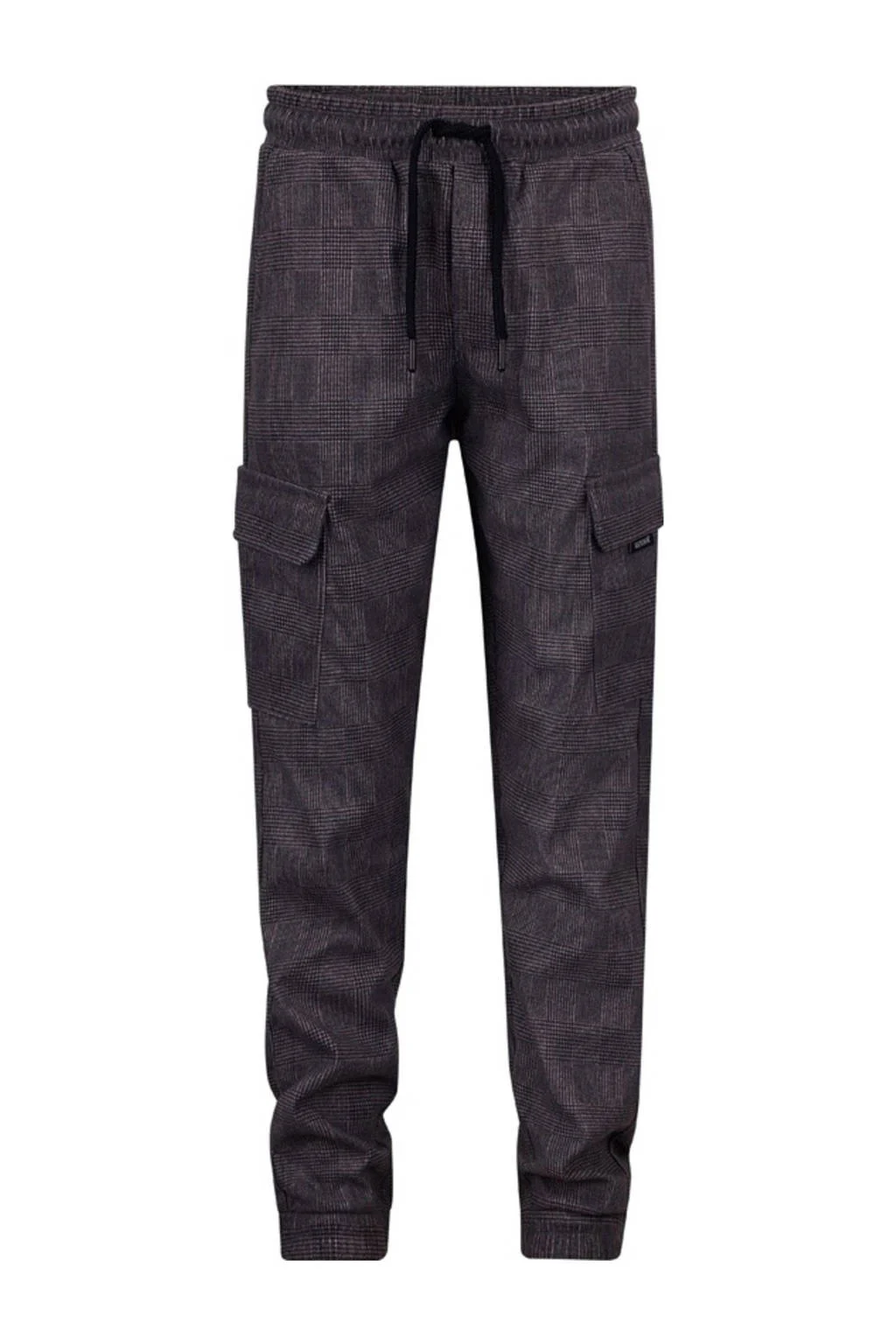Retour Jeans tapered cargo broek grijs