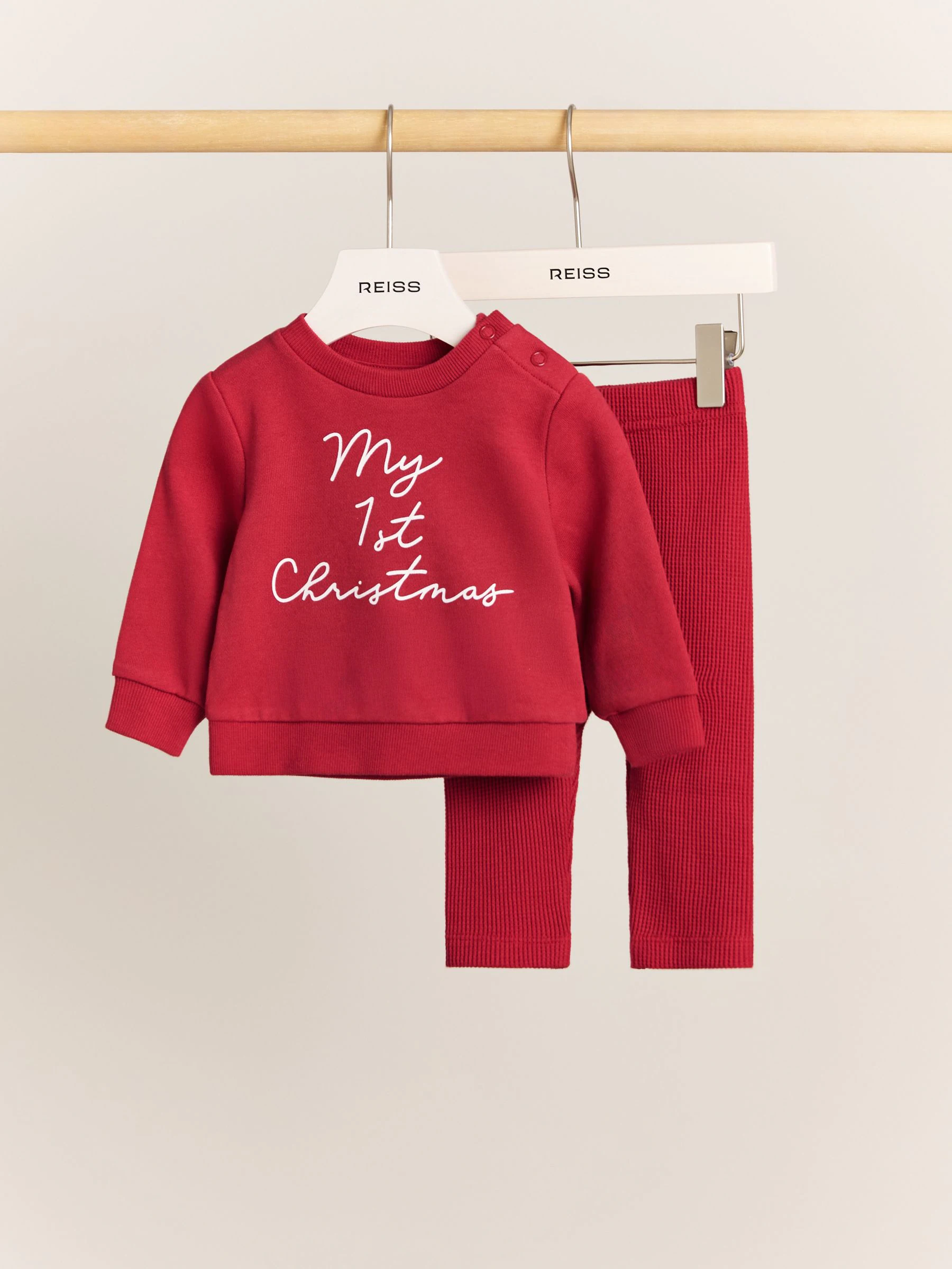 Reiss Ossie Kerstmis Sweatshirt en Leggings Set