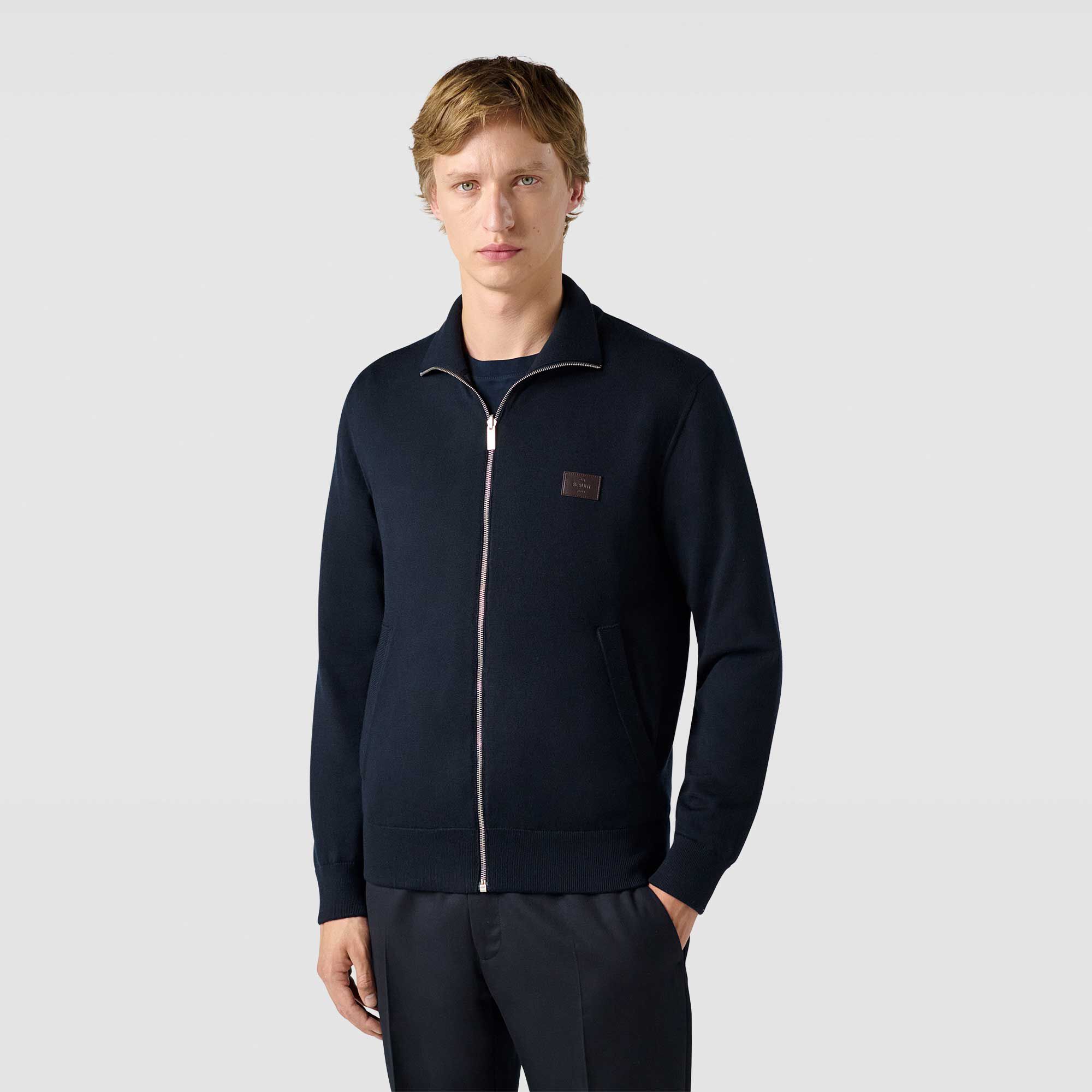 Blouson Reversible En Laine