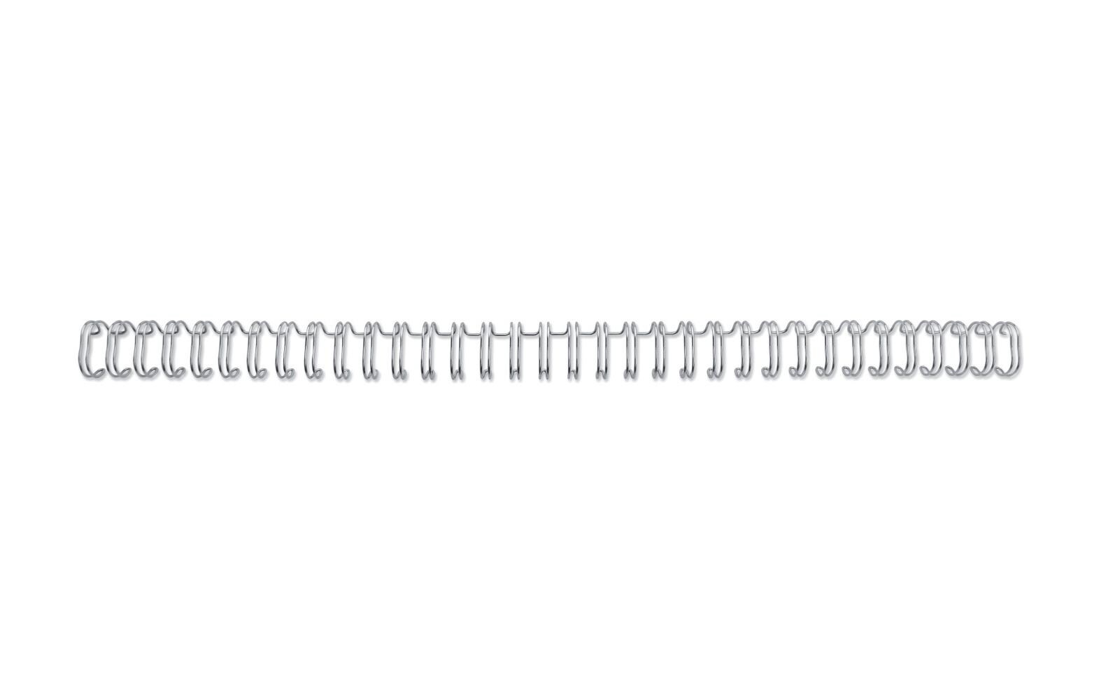 Binderücken WireBind 8 mm Silber, 100 StückSilber, 100 Stück