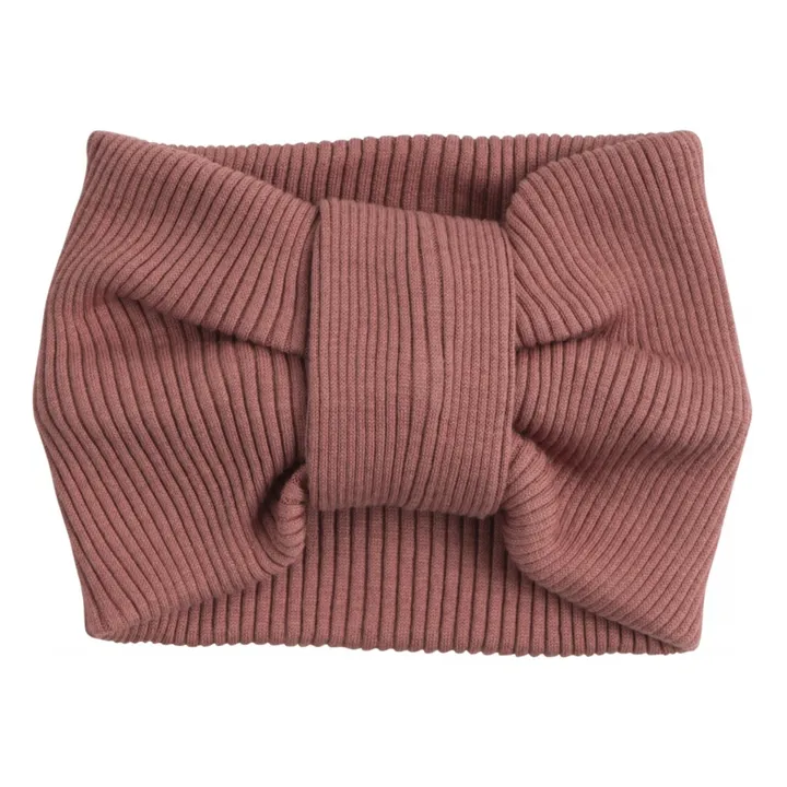 Minimalisma Headband en Soie Bi | Vieux Rose