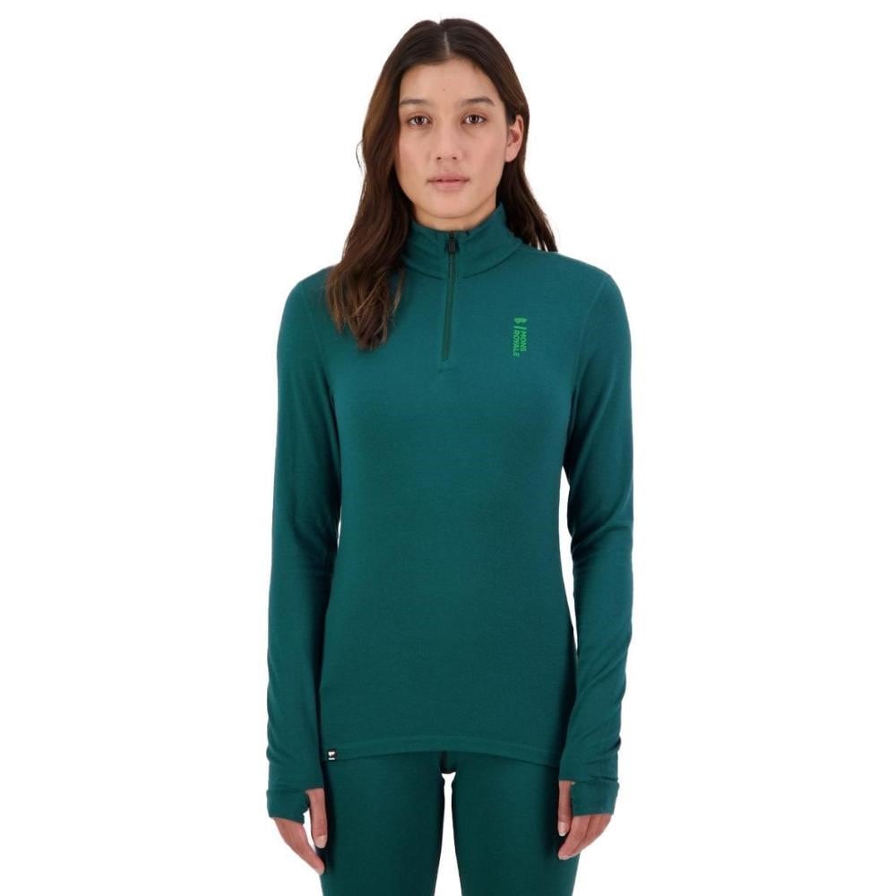 Kjøp - Mons Royale Cascade Merino Flex 200 1/4 zip - fra Hekta på Tur!
