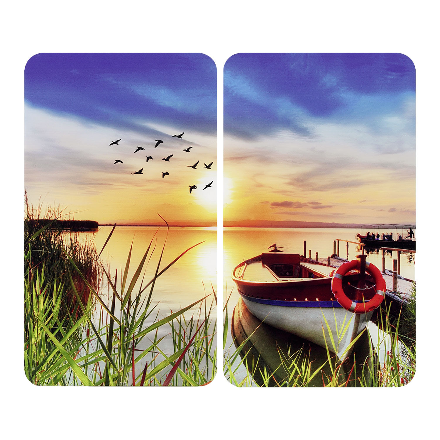 Glas-Abdeckplatten See