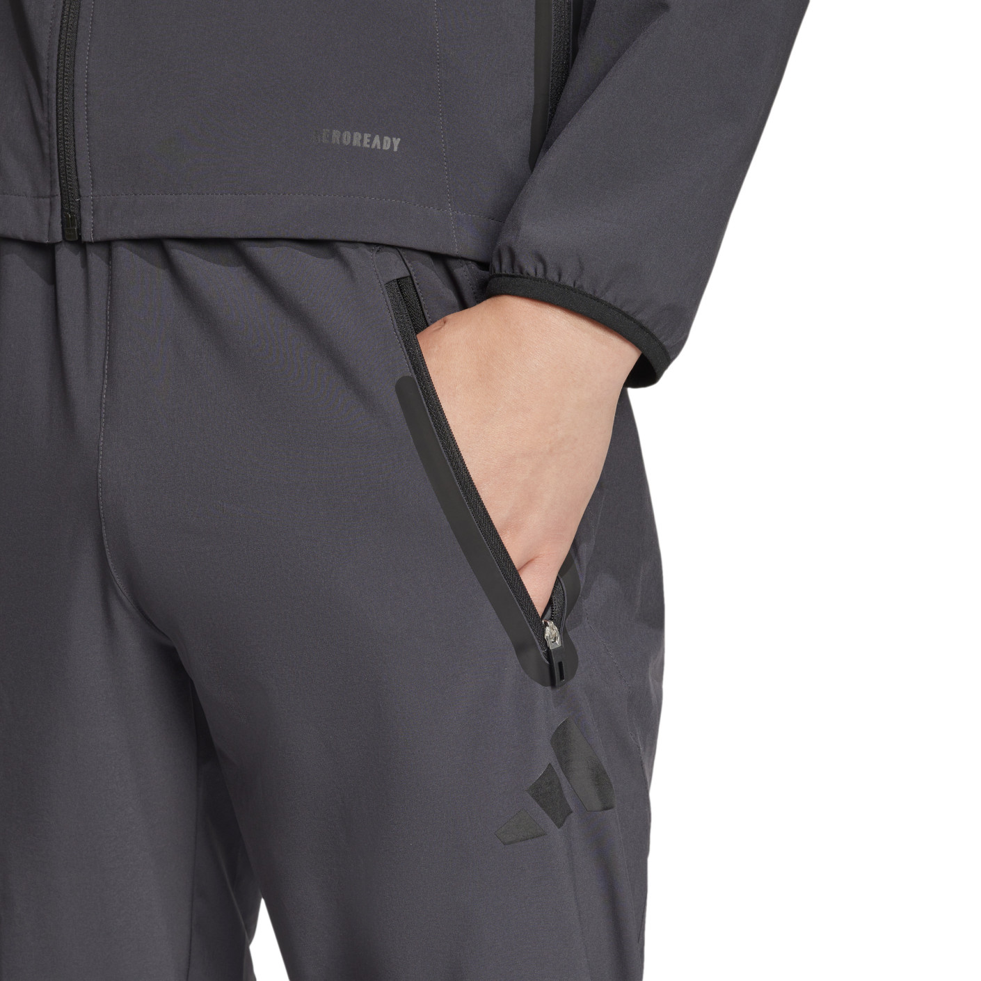 Adidas Tiro 25 Vis Tech Pro Trainingsbroek Donkergrijs Zwart