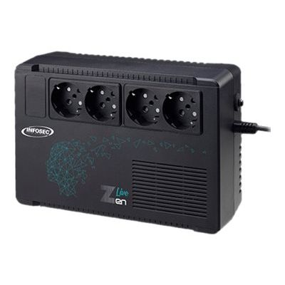 INFOSEC Zen Live 650 - Onduleur 4 prises - 650 VA