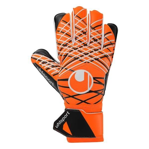 Uhlsport Gants de Gardien Soft Resist  - Orange Fluo/Blanc/Noir