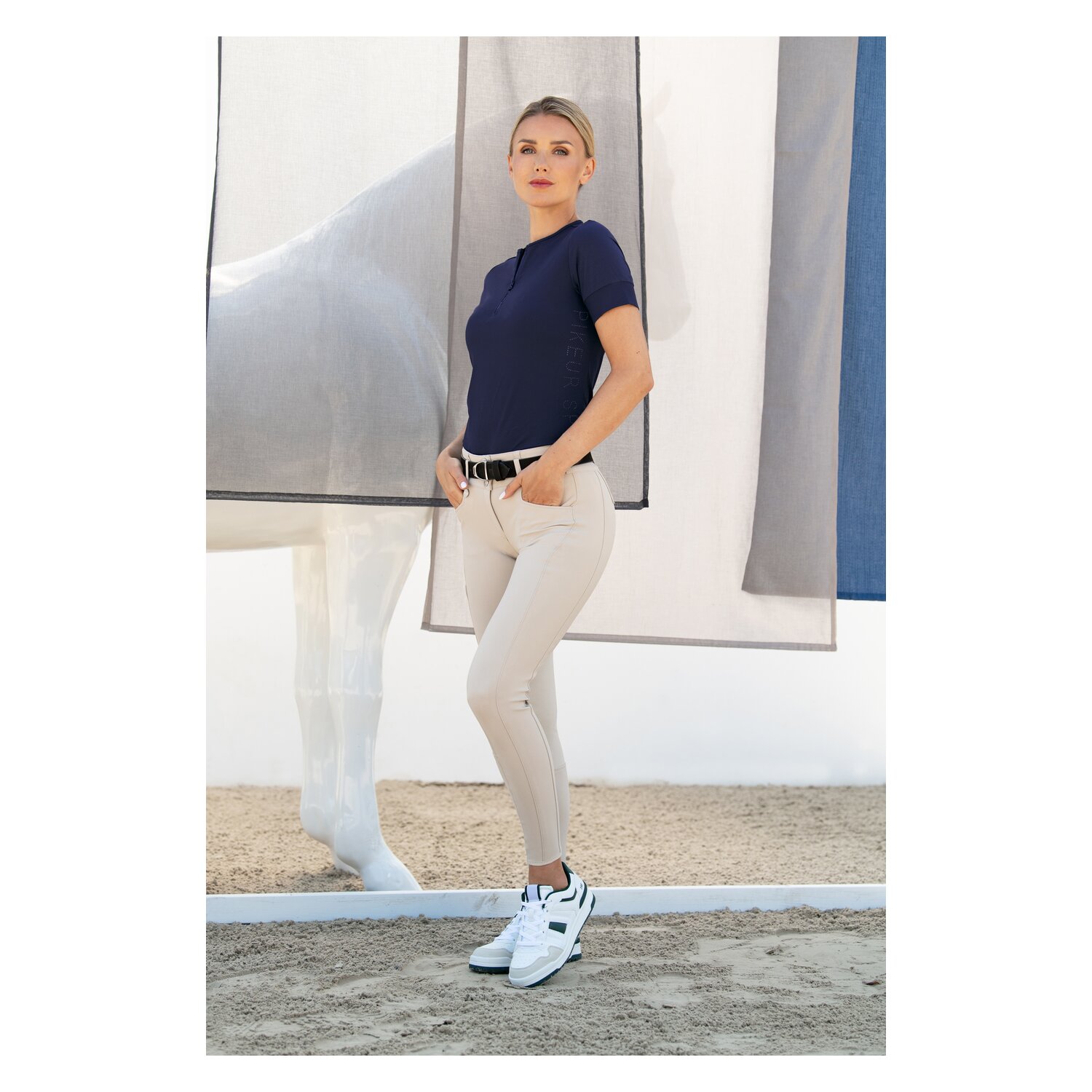 PIKEUR Reithose New Candela FFL Sports Collection - vanilla cream