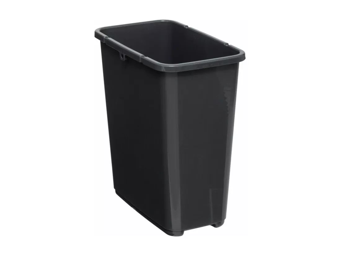 Poubelle 10 Litres 2 systèmes d'ouverture