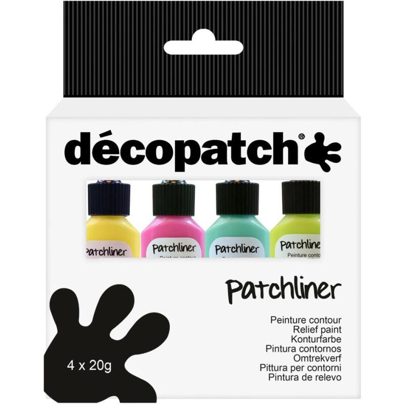 Lot de 4 Patchliners - Pastel - Assortiment