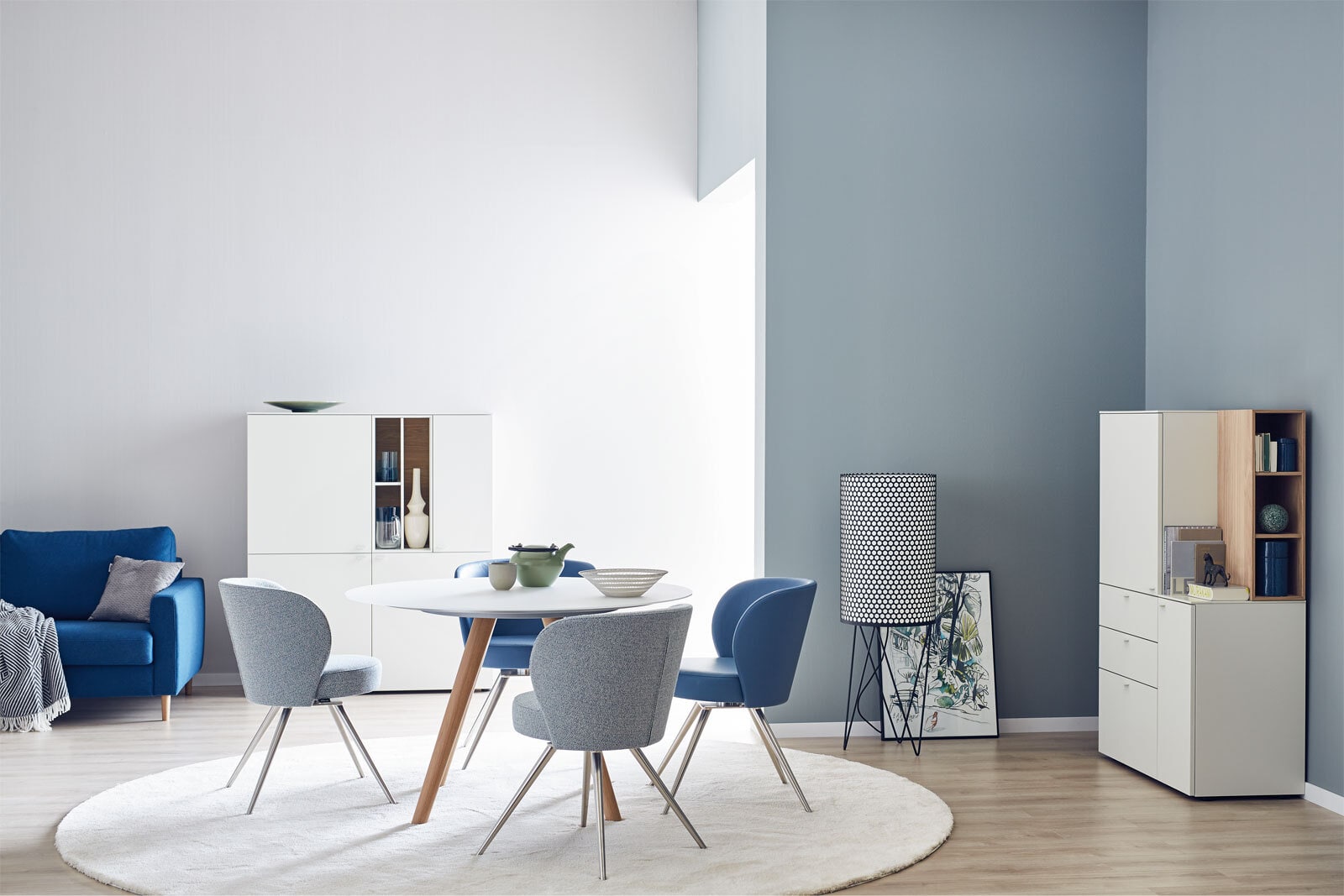 SCHÖNER WOHNEN-Kollektion Esstisch rund ROUND Optiwhite