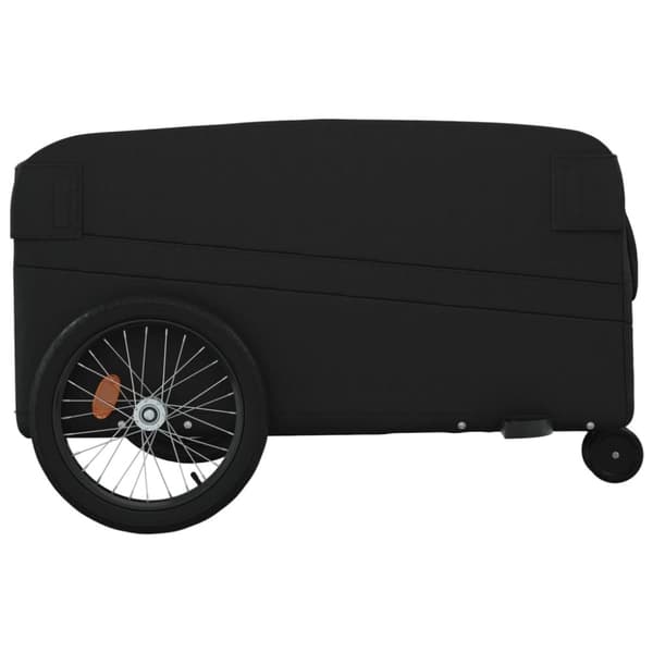 vidaXL Sykkelvogn svart 45 kg jern