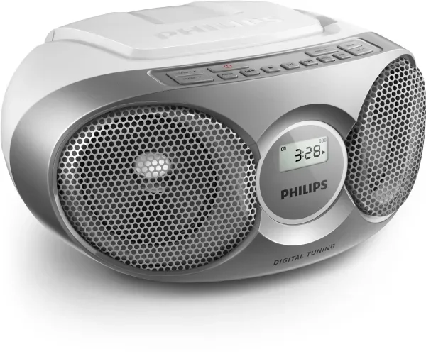 Philips - AZ215S/12 Bærbar Stereoanlæg – Kompakt og Kraftfuld Lydløsning
