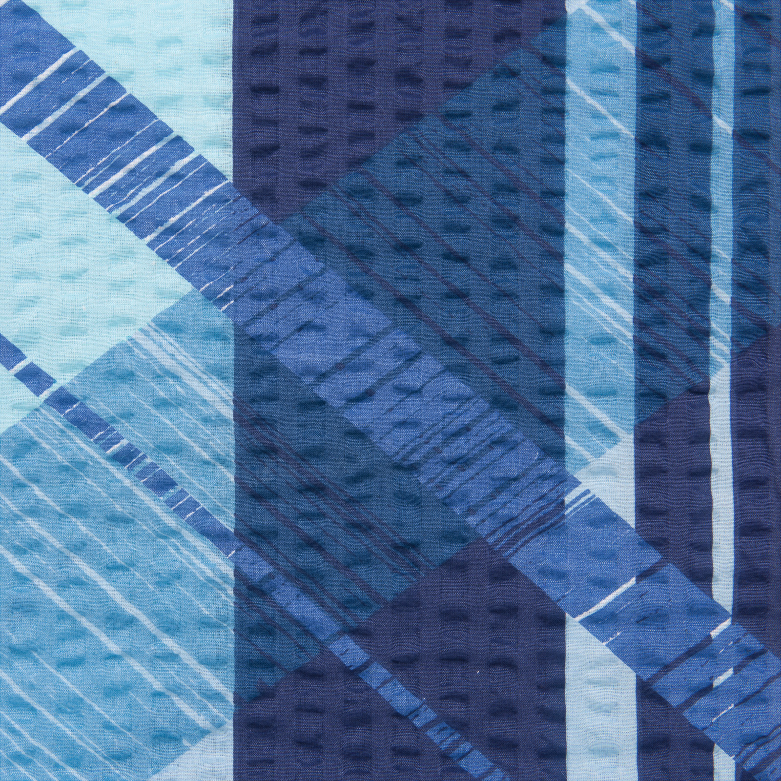 Bettwäsche blaue Streifen 200x210 2x65x65 Bettanzug Fra