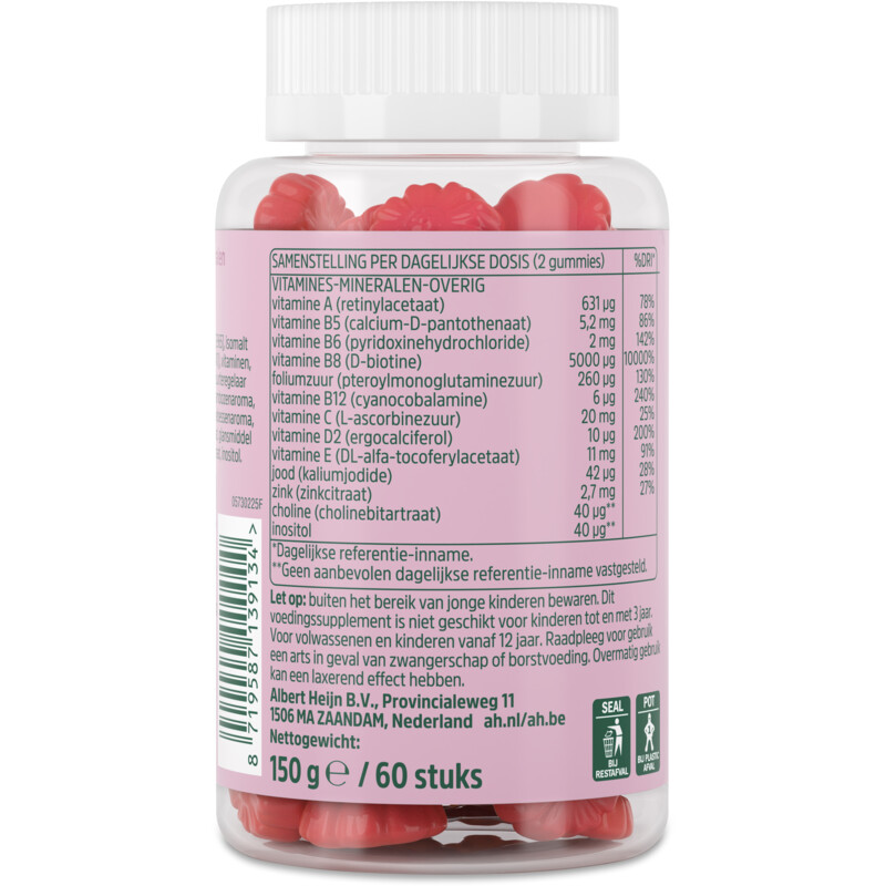 Care Hair biotine 5000µg gummies