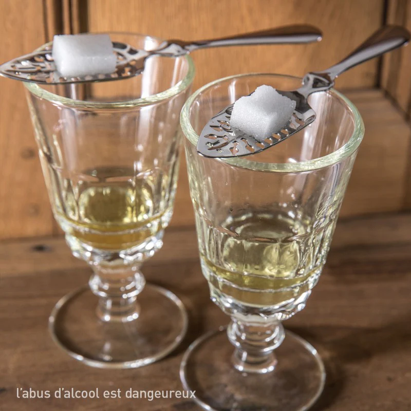 Set de 2 verres de dégustation, ABSINTHE La Rochère