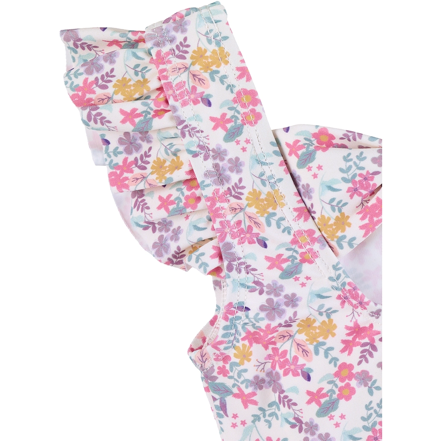 Sterntaler Kurzarm-Schwimmshirt Blümchen ecru