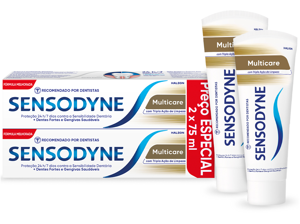 PASTA DE DENTES MULTICARE SENSODYNE 2X75ML