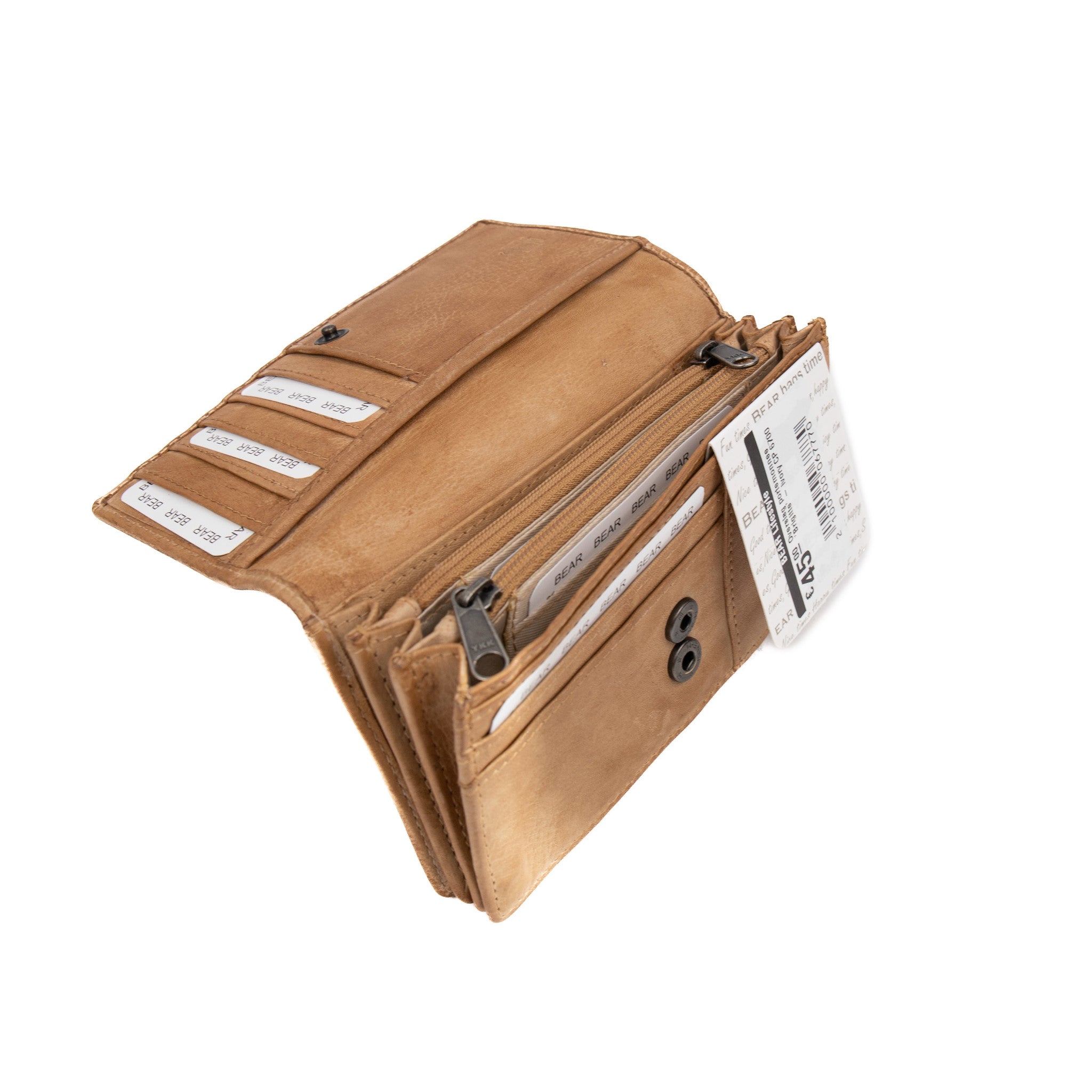 Overslag portemonnee 'Brigitte' ivory - CP 6700