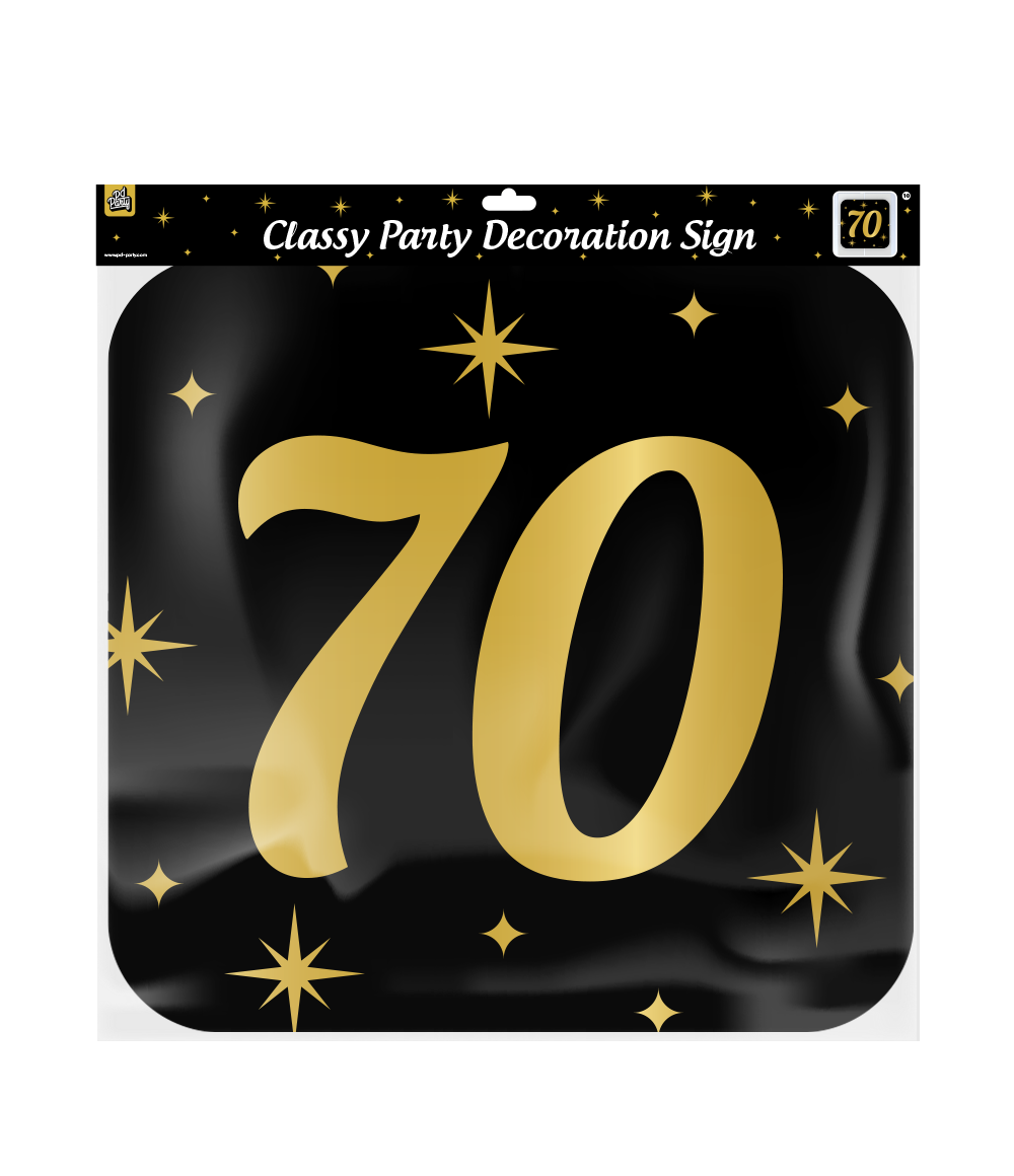 Deurbord 70 Jaar 50cm