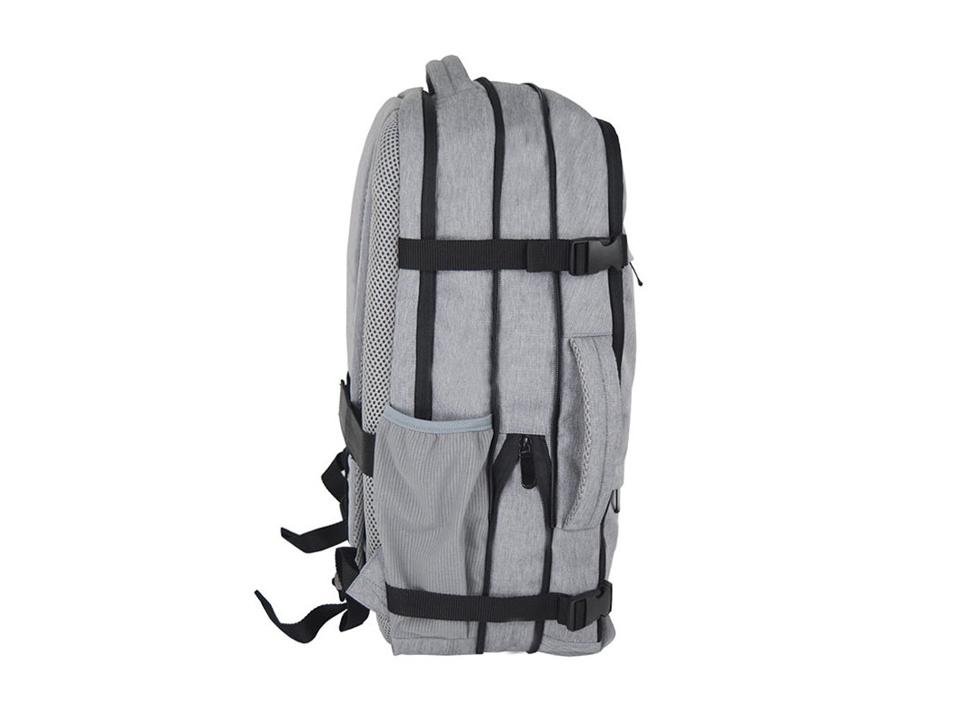 MOCHILA BUENOS AIRES AIRPORT CINZA ECO 50X33X19CM