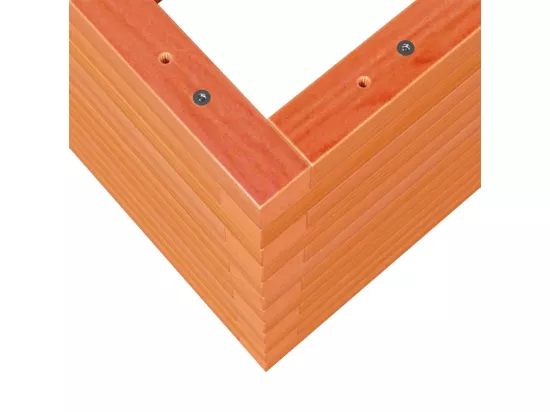 Jardinière bac lit surélevé bois marron 60 x 60 x 46 cm 02_0038472