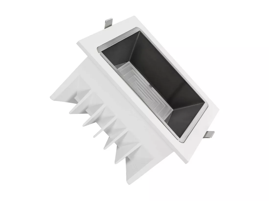 Downlight LED 30W Carrée Premium CRI90 LIFUD Coupe 145x145 mm Sélectionnable (chaud-neutre-froid)